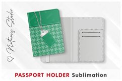 2 Trendy Fashion patterns - Passport Holder sublimation. Product Image 2