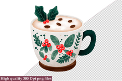 Christmas Coffee Sublimation, Christmas Coffee Clipart Product Image 1