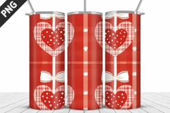 Lovely Hearts Tumbler Design | Valentine's Day Tumbler Wrap Product Image 4