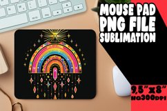 Rainbow Radiance: Sublimation Mouse Pad Creations Product Image 1