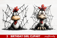 Quirky Halloween Clipart | Cute Spooky Character PNG Illustr Product Image 1