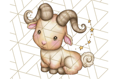 Zodiac Buddies Clipart PNG, Cute Astrology Clip Art Product Image 4
