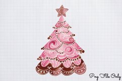 Pink Christmas Gingerbread sublimation Clipart PNG Product Image 1