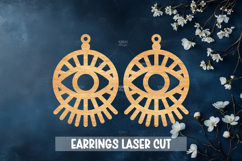 Boho Style Laser Cut Earrings SVG File Product Image 1