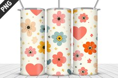 Lovely Hearts Tumbler Design | Valentine&#039;s Day Tumbler Wrap Product Image 5