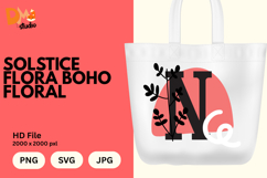 Solstice Flora Boho Floral Monogram Product Image 1
