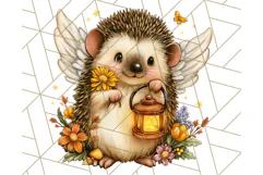 Fall Fairy Animal Clipart PNG, Woodland Creatures With Wings Product Image 4