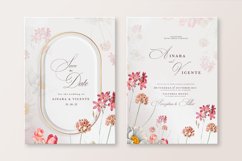 Ainara &amp; Vicente - Floral Wedding invitation Product Image 1