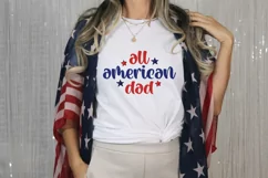 All American Dad SVG, 4th Of July SVG Design Product Image 1