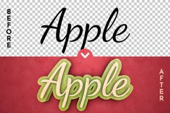 3D Apple - Editable Text Effect, Font Style Product Image 2