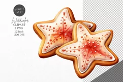 Christmas clipart, Cookie clipart, Winter clipart Product Image 1