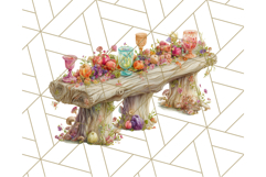 Winter Animal Masquerade Clipart PNG Woodland Animals Product Image 4