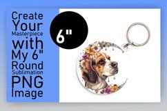 Bold Dog Print Sublimation Car Coaster Product Image 1