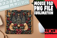 JOYFUL MOUSE MAT SUBLIMATION STYLE, Christmas Product Image 1