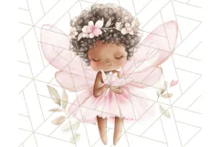 Pastel Pink Fairy Garden Clipart, Enchanted Cottagecore Png Product Image 4