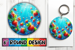 Enchanted Car Coaster Circle, 3D Fruits Product Image 1