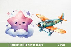 Elements In The Sky And Space Clipart Product Image 1