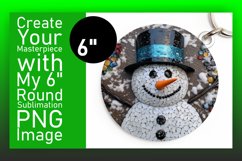 Artistic Winter Circular Designs for Sublimation Projects Product Image 1