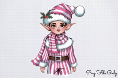 Retro Christmas Sublimation Clipart PNG Product Image 1