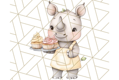 Safari Baby Animal Clipart PNG, Jungle Outfits Baby Animals Product Image 4