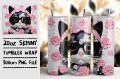 Whiskered Elegance Unleashed: 3D Sublimation Product Image 1
