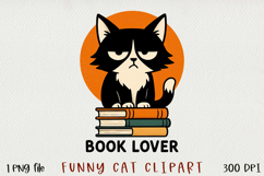 Cute &amp; Funny Cat BUNDLE, PNG. Product Image 21