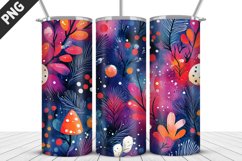 Flowers Tumbler Wrap | Sublimation Design | Tumble PNG Product Image 4