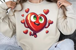 Funny Valentine Clipart PNG Product Image 1