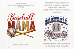 Baseball Mama Clipart Product Image 2