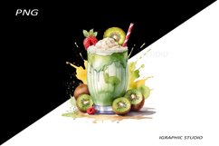 Milkshake Clipart, Food Clipart Product Image 1