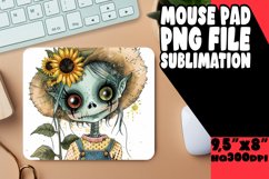 Mouse Pad: Spooky Scarecrow PNG Product Image 1