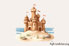 Little Mermaid Under The Sea Clipart PNG Product Image 1