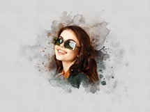 Editable Watercolor Painting Effect Product Image 3