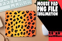 Leopard Print Art Mouse Pad Gradient PNG Product Image 1