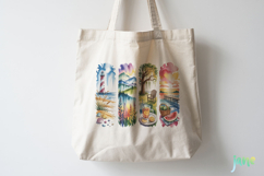 Summer 50 States Brushstroke USA Clipart Product Image 4