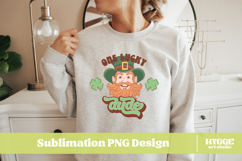 Happy St Patrick&#039;s Day PNG DTF Irish Lucky Leprechaun Beer Product Image 2