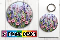Floral Beauty Keychain - Blooming Flowers Product Image 1