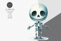 Halloween clipart, Skeleton clipart, Autumn clipart Product Image 1