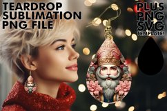 Cheerful Teardrop Earrings Ideas, Christmas Product Image 1