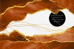 Gold and Orange Watercolour Borders Product Image 3