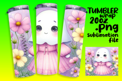 Custom 20oz Tumbler Design , Cute Ghost Product Image 1