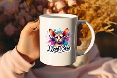 Funny Cat Sarcastic Quote Clipart Sublimation #24 Product Image 2