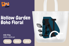Hollow Garden Boho Floral Monogram Product Image 1
