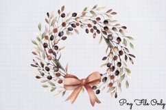 Olive Green Christmas Clipart Product Image 1