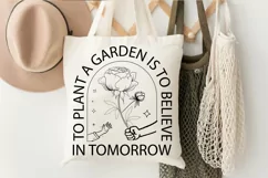 To Plant A Garden SVG, Occasion Flower SVG Design Product Image 2