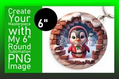 Cute Round Design Coaster Template , Xmas Product Image 1