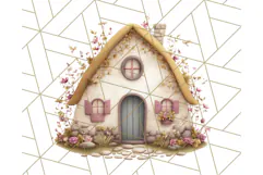 Whimsical Cottagecore Cottage PNG Clipart, Fairy House Png Product Image 4