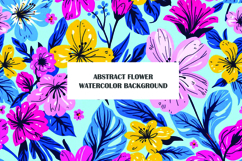 Vintage Blue Gold Floral Edge Background Product Image 1