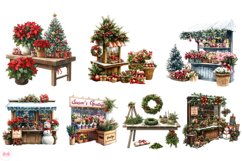 Christmas Flowers Store Clipart Product Image 4