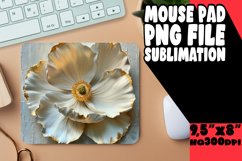 Petal Paradise: Sublimation Mouse Pad Designs PNG Product Image 1